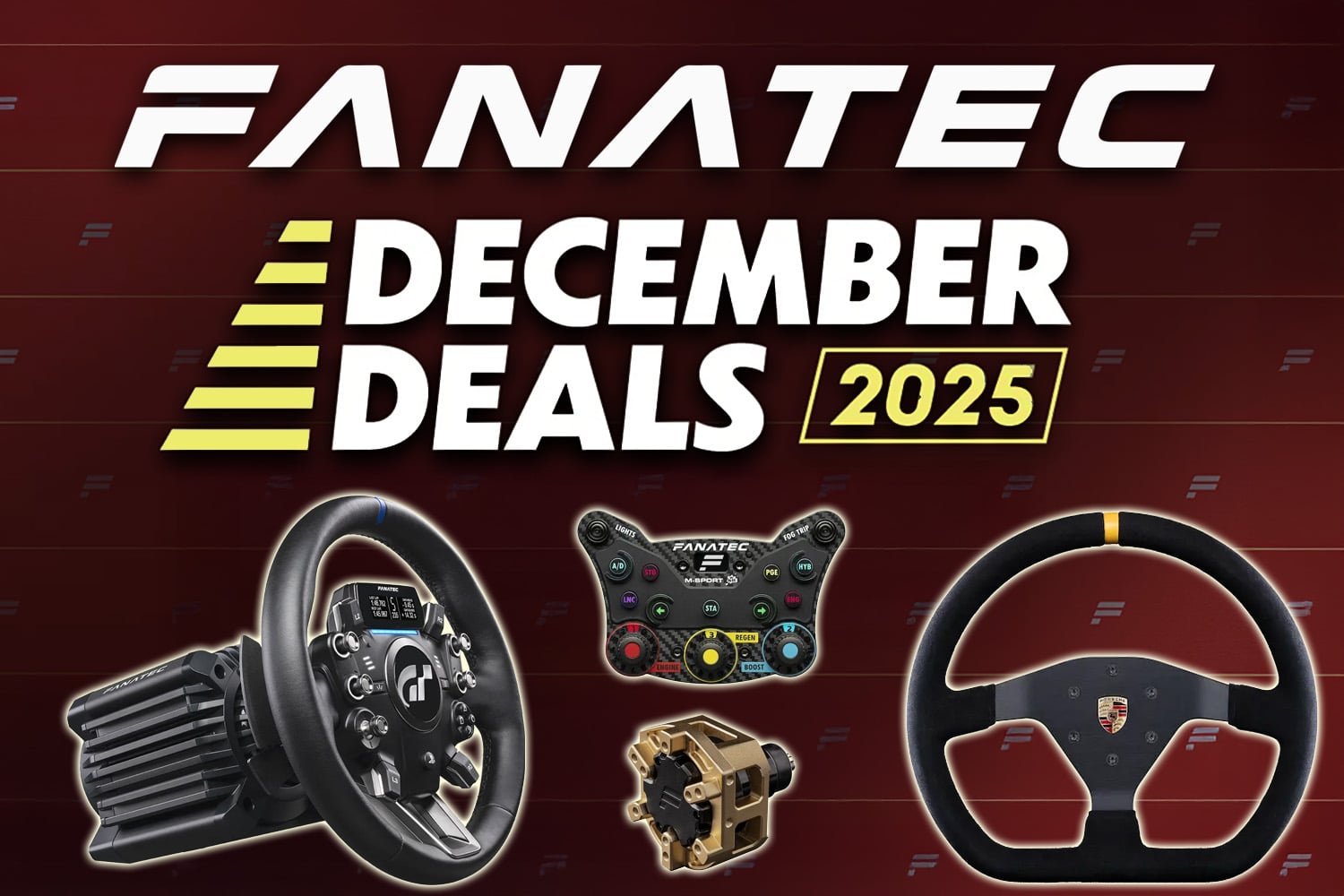 Fanatec December-tilbud sim Racing