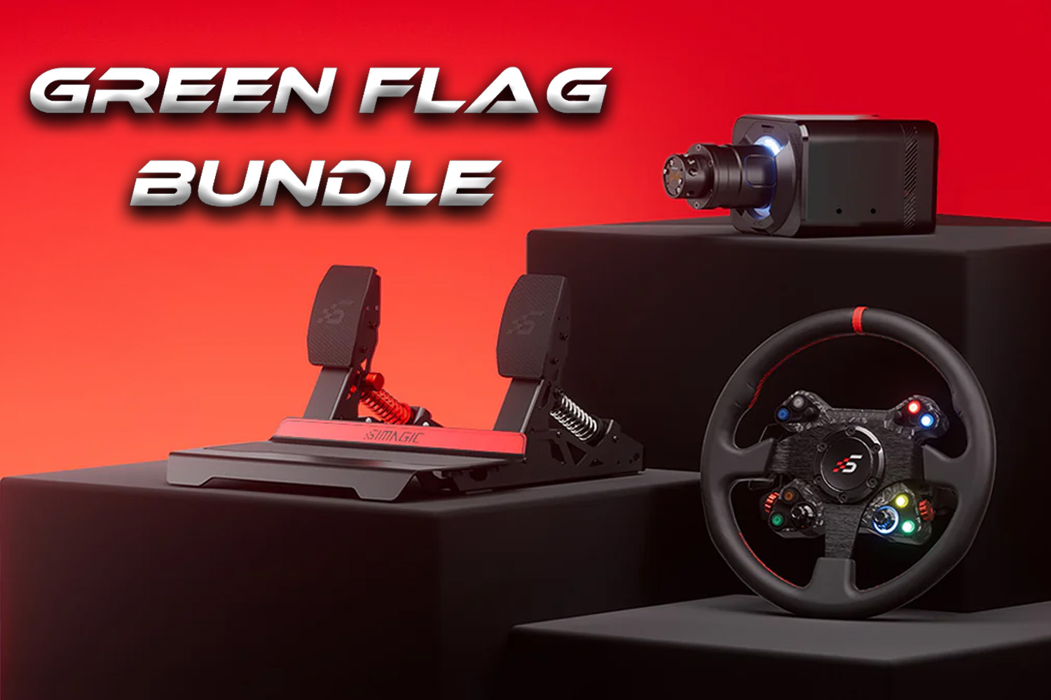 Simagic Green Flag Sim Racing-pakke